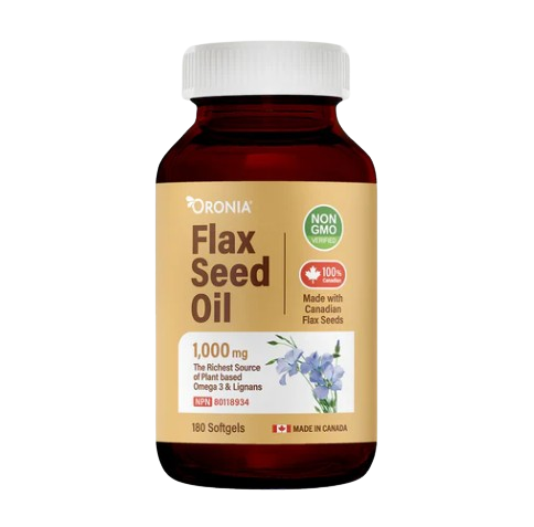 Flax Seed Oil(based Omega-3 & Lignans) / 1000mg, 180 Softgels
