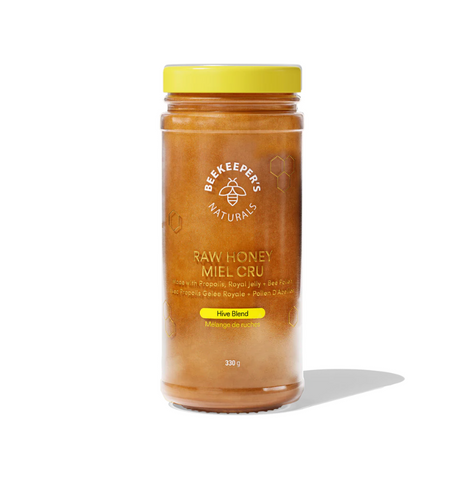 Raw Honey Made with Propolis, Royal Jelly + Bee Pollen / 330g