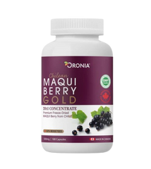Premium Freeze-Dried Maqui Berry Gold / 500mg, 180 Caps Premium Freeze-Dried Maqui Berry Gold / 500mg, 180 Caps