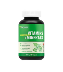 Natural Vitamins & Minerals / 900mg, 180 Caps Natural Vitamins & Minerals / 900mg, 180 Caps