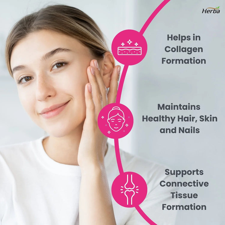 Marine Collagen Powder with Hyaluronic Acid, Silica, and Vitamin C – 305g | Made in Canada