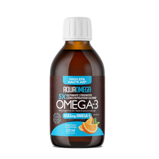AuquOmega 5X Ultimate Strength EPA Omega-3(Orange Flavor) / 225ml