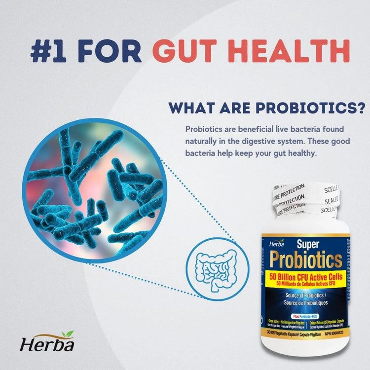Probiotics with Prebiotics - 30 Vegetable Capsules