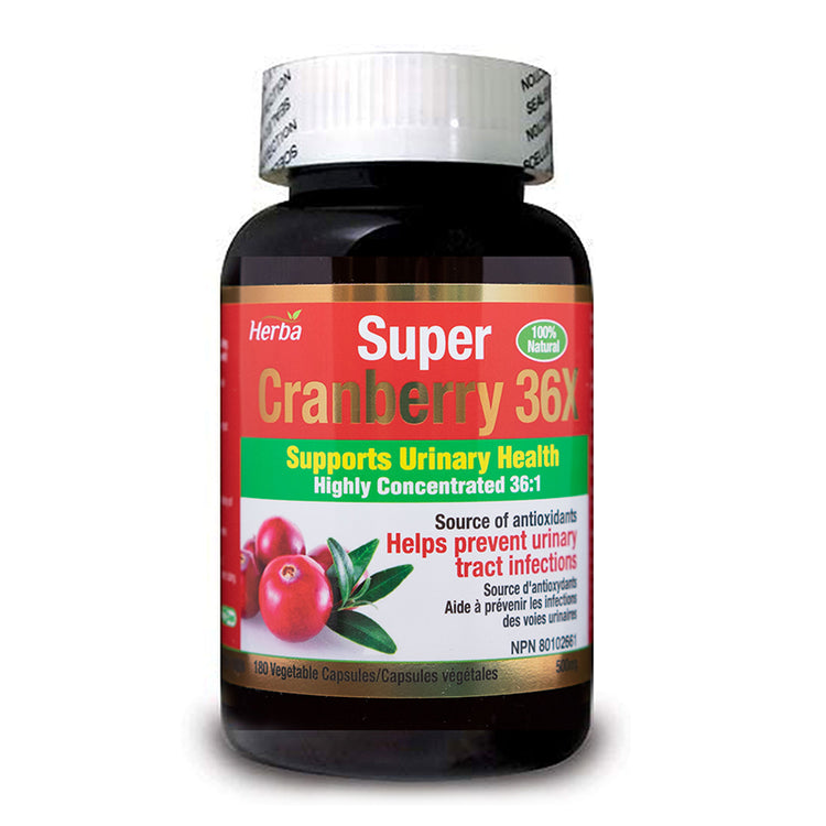 슈퍼 크랜베리 36x / 500mg, 180정