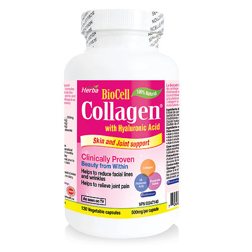 Biocell Collagen with Hyaluronic Acid / 500mg, 120caps