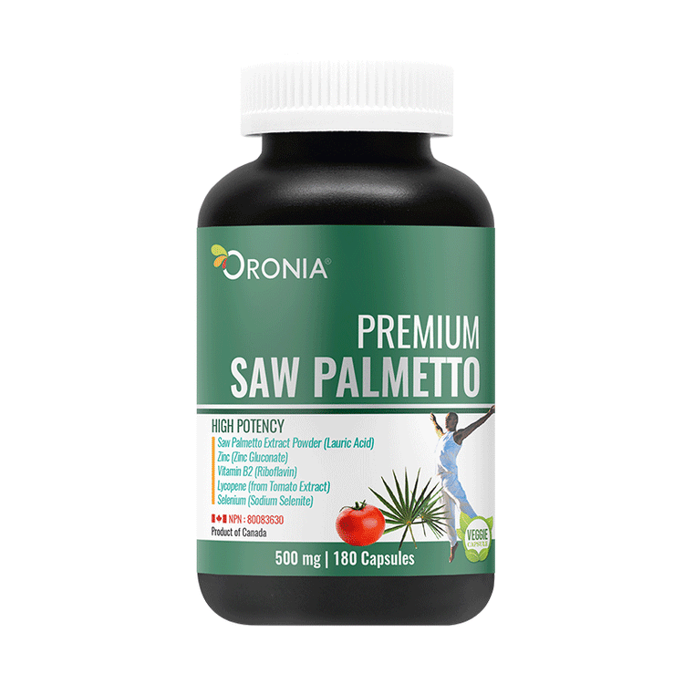 Premium Saw Palmetto / 500mg, 90 & 180caps