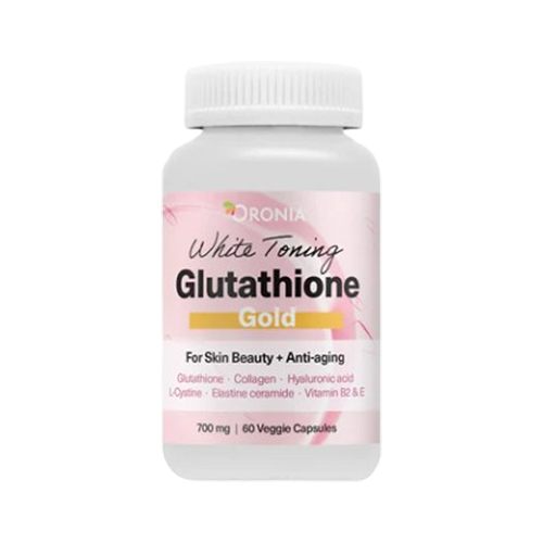 White Toning Glutathione Gold / 700mg, 60 Veggie Caps