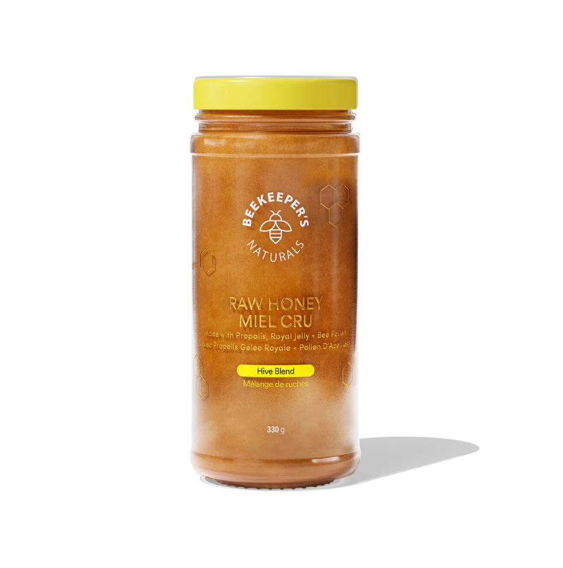 Raw Honey Made with Propolis, Royal Jelly + Bee Pollen / 330g