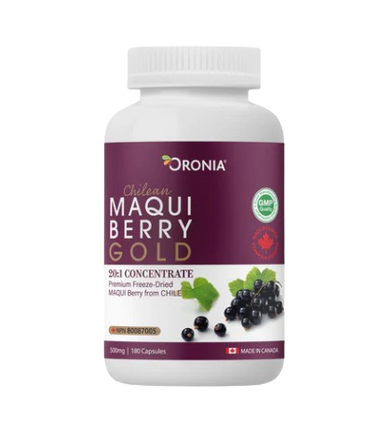 프리미엄 동결 건조 마퀴 베리 골드 / 500mg, 180 캡슐
