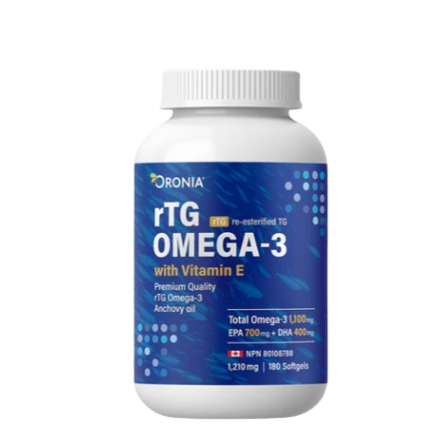 rTG Omega-3 with Vitamin E / 1210mg, 180Caps