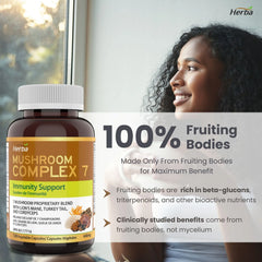 버섯 복합 보충제 - 120캡슐