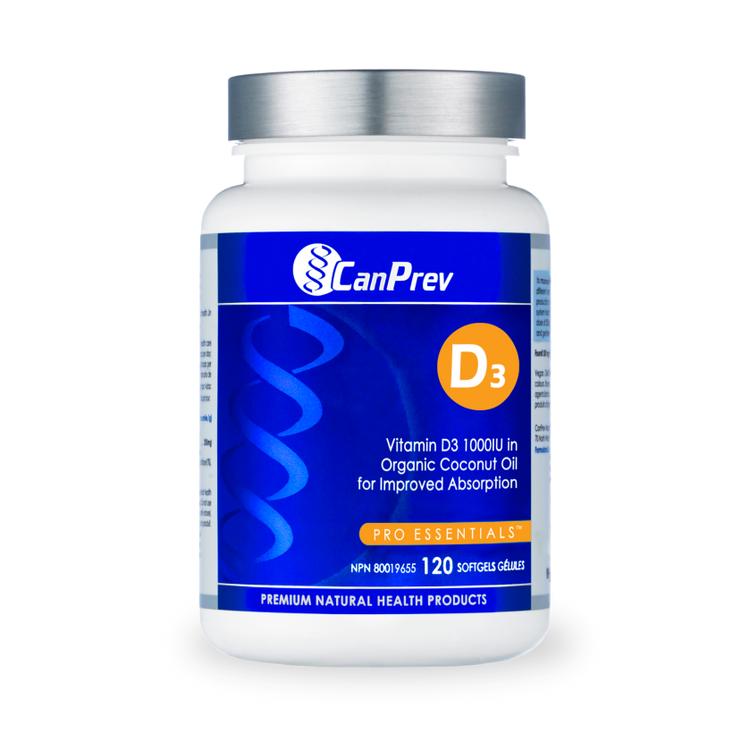 D3 – Organic Coconut Oil (120 caps)