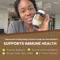 버섯 복합 보충제 - 120캡슐