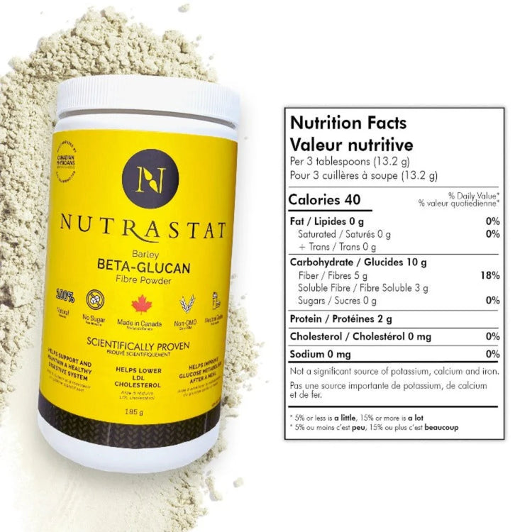 NutraStat Barley-Beta Glucan Fibre Supplemen