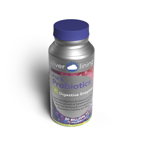 Prebiotic And Probiotic Digestive Enzymes (120 Caps)