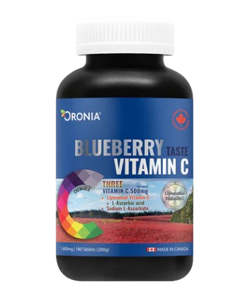 Blueberry Vitamin C / 1600mg, 180 Tablets