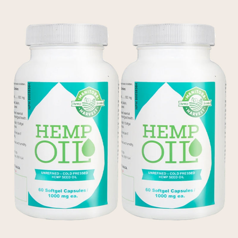 Hemp Seed Oil Softgels 2-pack