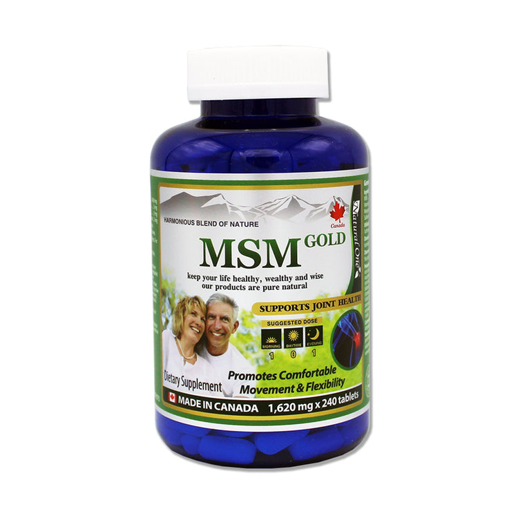 MSM Gold 1,620mg 240 Tablets