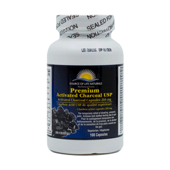 활성탄 숯 / 260mg, 100정