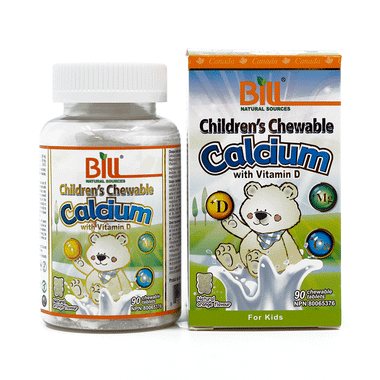 Children's Chewable Calcium with Vitamin D / 90tabs