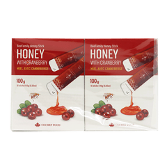 Honey With Cranberry (10g x 10 Sticks) x 4