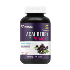 Chewable Acai Berry Vitamin C /  500mg, 120tabs