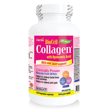 Biocell Collagen with Hyaluronic Acid / 500mg, 120caps
